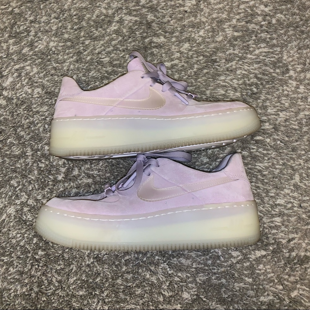 Light purple Nike Air Force 1